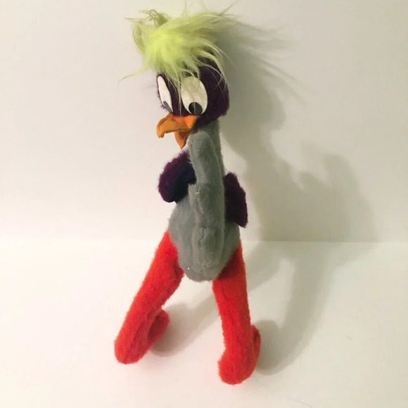 Vintage 1968 Road Runner Plush  Doll Mighty Star 15 Inch Tall - Picture 3 of 16